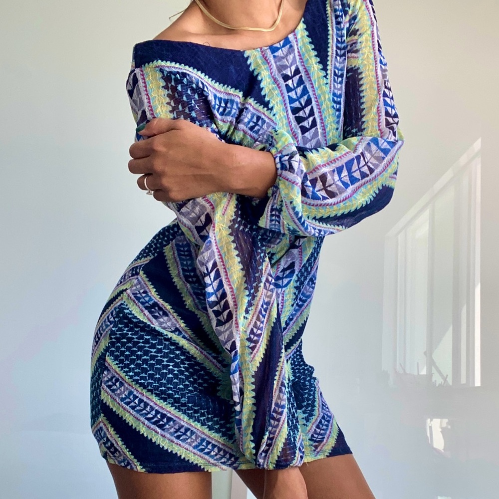 Fire Los Angeles Used Mini pattern cocktail dress